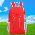 thumbnail image 4 of Mochila de nylon para acampar Transpirable a prueba de agua para hacer ejercicio Fitness (Rojo), 4 of 6