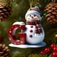 thumbnail image 5 of Adornos navideños personalizados con letras 2025 | Colgante acrílico para decorar el árbol | Adornos navideños personalizables para la decoración del hogar, 5 of 6