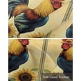 thumbnail image 6 of Yellow Vintage Rooster Kitchen Valances for Windows Farmhouse Linen Window Valance Curtain for Living Room Window Treatment Farmhouse Animals Sunflower Valance Rod Pocket Topper Drape, 54 x 18 Inch, 6 of 6