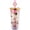 Blush Gold, variant on Silver Buffalo Peanuts Fall Autumn Thanksgiving Feast Featuring Snoopy and Woodstock Plastic Cold Cup with Lid and Straw Topper, 24 Ounces