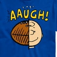 thumbnail image 3 of Peanuts - C Brown Half Football Head - Men's Short Sleeve Graphic T-Shirt, 3 of 6