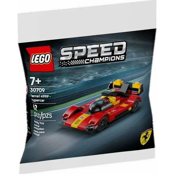 LEGO Speed Champions Ferrari 499P - Hypercar Building Toy - Mini Scale Model - 30709