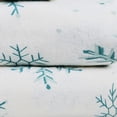 thumbnail image 4 of Snowflake 100% Cotton 4-Piece King Flannel Sheet Set, 4 of 4
