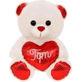 thumbnail image 1 of Osito de Peluche PELUCHERIA Vale Blanco TQM 30cm, 1 of 5