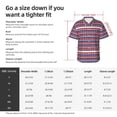 thumbnail image 6 of Lsque Fourth Of July pattern Hawaiian Shirt for Men, Unisex Summer Beach Casual Short Sleeve Button Down Shirts-Small, 6 of 9