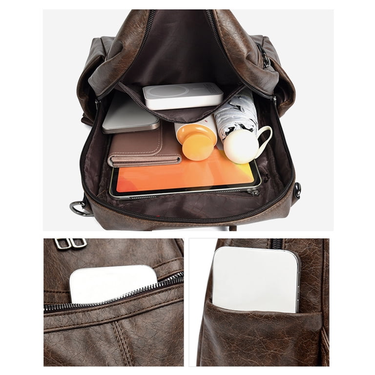 Generic Backpack Purse for Women Fashion Genuine Leather  display picture 2