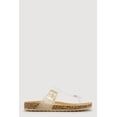 thumbnail image 2 of Women's Jelly Cut Out Thong Sandals with Buckle Detail, 2 of 3
