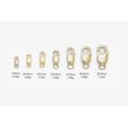 thumbnail image 2 of 14K Solid Gold Oval Straight Lobster Claw Clasp. 14K Gold Findings. Solid Gold. Bracelet. Necklaces. Chain | Lobster lock | lobster finding, 2 of 5