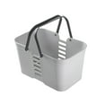 thumbnail image 1 of Injueey Cesta portátil, bolsa de plástico, artículos de tocador multifuncionales prácticos, caja de almacenamiento de ropa, accesorios para Almacenamiento y organización del hogar Gris, 1 of 6