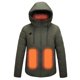 thumbnail image 1 of Chaquetas y abrigos casuales de manga larga con capucha, con USB, temperatura constante, calefactables, resistentes al viento, talla grande, para hombre y mujer, invierno, 4 unidades, 1 of 4