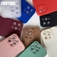 thumbnail image 3 of Funda de teléfono de silicona líquida mate para iPhone 13, 12, 11 Pro Max, Mini, 14, XR, XS Max, X, 8, 7, 6, 6S Plus, SE 2020, Portector de lente, cubierta suave, 3 of 4