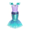 thumbnail image 3 of Disfraz de La Sirenita para niña, disfraz de Ariel, vestido de princesa, disfraz de fiesta de cumpleaños para niño pequeño, novedad de 2023, 3 of 4