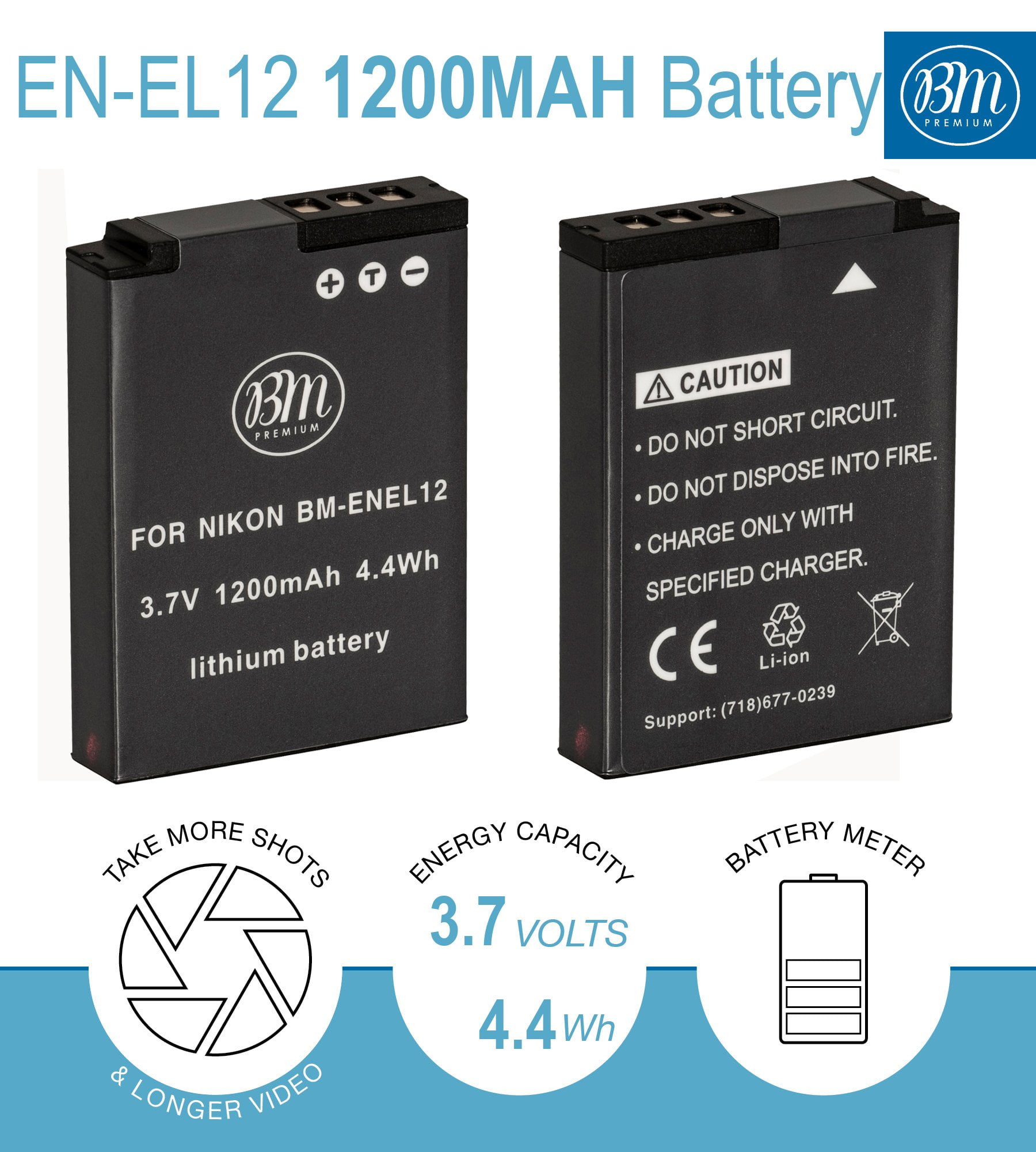 X2 ENEL12 Kastar Battery S70 S6200 S9600 & LCD Slim USB Charger for Nikon EN-EL12 AW120 S6300 More S800c AW110 S9700 S8100 S9500 S31 Digital Cameras MH-65 Coolpix S9900 S9100 