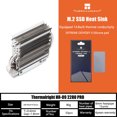 thumbnail image 1 of HR-09 2280 M.2 SSD Solid State Drive Radiator Full Electroplating Reflow AGHP Heat Pipe Double-layer Thermal Pad HR-09 2280 PRO, 1 of 5