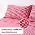 thumbnail image 3 of Cotton Queen Size Sheet Set Mint 4 Piece - Hotel-Quality Queen Sheets Bed Set, Soft & Breathable Cotton Bed Sheets Sets with Deep Pocket fit Upto 16 inch, 3 of 7