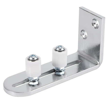 Floor Guide for Bottom Of Sliding Barn Doors Adjustable Wall Mount Stay Roller Ball Bearings