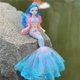 thumbnail image 1 of 45cm Mermaid Doll Baby Bjd Doll 13 Joints Movable Bjd Doll Swimming Mermaid Doll Toy New Fish Tail Bath Toy Girl Christmas Gifts Gao Jinjia LED, 1 of 2