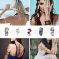 thumbnail image 5 of Tatuajes temporales para el brazo, 15 hojas, para adultos, niños y mujeres., 5 of 5