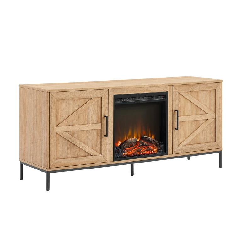 Bellaby Whitewash Electric Fireplace TV Stand Slumberland, 49 OFF
