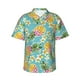 thumbnail image 1 of Fotbe Cute Pineapples Camisa Hawaiana para Hombre Unisex – Camisa Casual de Verano con Botones de Manga Corta de Algodón y Lino,3X-Large, 1 of 7