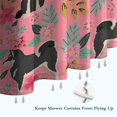 thumbnail image 6 of Shiba Inu Dog and Flower Floral Shower Curtain 36"x72" ,Bathroom Decorative Shower Curtains Set with 12 Hooks,Modern Waterproof Washable Shower Curtain, 6 of 6