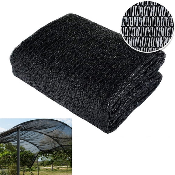 40%-55% Shade Cloth, 13x20FT Garden Sun Shade Mesh Net Cover for Plant | Black Breathable Sunblock Mesh UV Resistant Garden Shade Net for Plants, Greenhouse, Patio, Chicken Coop