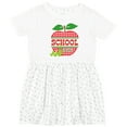 thumbnail image 3 of Inktastic Apple School is Cool Girls Toddler Dress, 3 of 5