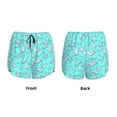 thumbnail image 5 of Lsque Seashell And Starfish Printed Women's Running Shorts with Liner Pockets,Elastic Quick Dry Workout Athletic Gym Yoga Shorts,Womens High Waist Shorts-Small, 5 of 9