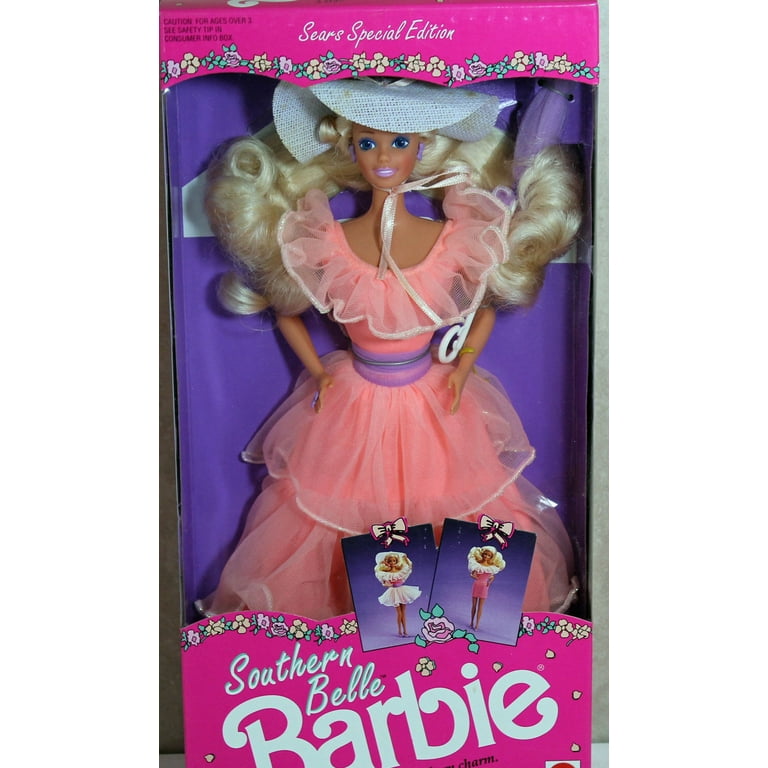 Southern Belle Barbie Doll Sears Special Edition 1991 Mattel 2586