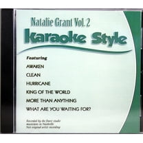 Natalie Grant Volume 2 Christian Karaoke Style NEW CD G Daywind 6 Songs