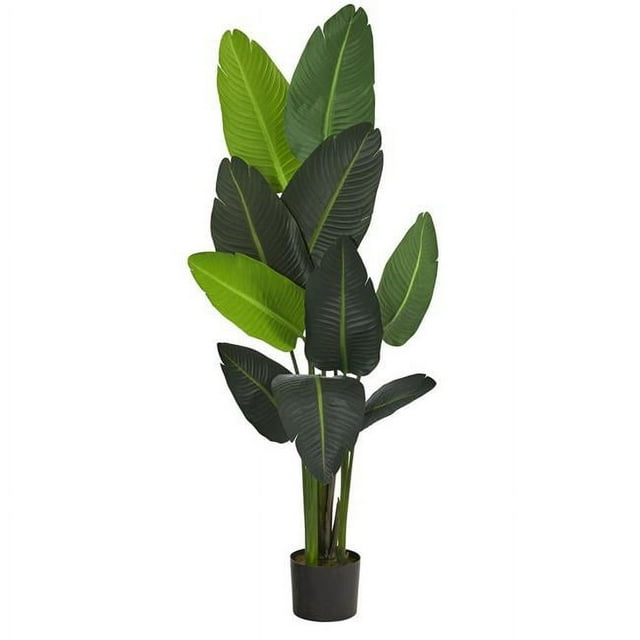Nearly Natural T1007 58 in. Travelers Palm Artificial Tree, Green
