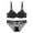 Black, variant on Women's Underwire Push Up Bra Adult Bras and Sexy Lace Panties Lingerie Set