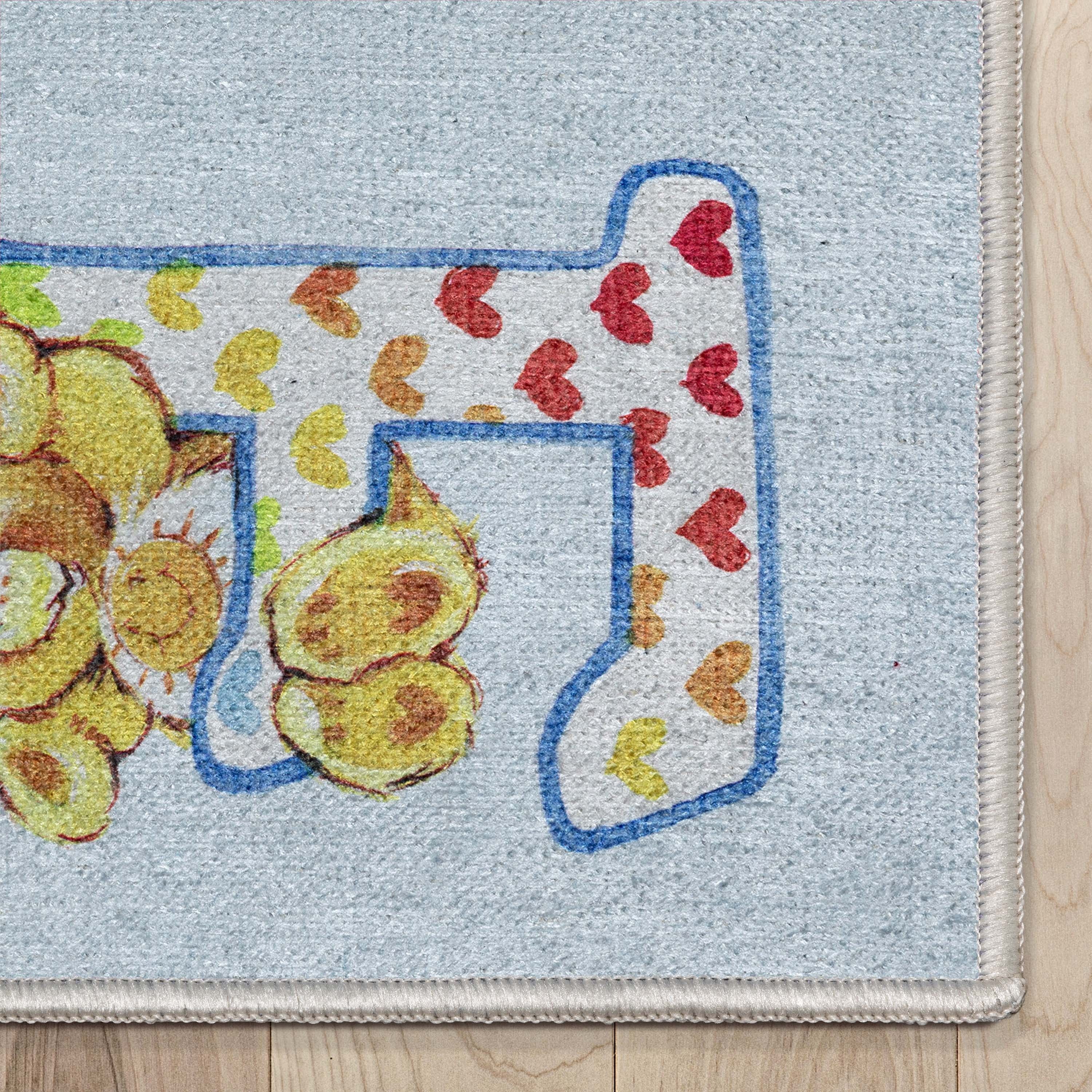 Care Bears Alphabet Baby 6' x 9' Multi Area Rug By Well Woven