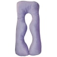 thumbnail image 1 of Almohada para maternidad LUNICS Suave Lila Tipo Burbuja 135 cm x 70 cm x 15 cm, 1 of 4