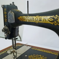 Canvas Print Handicraft Sew Singer Ancient Sewing Machine Stretched Canvas 10 x 14