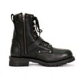 thumbnail image 2 of Hot Leathers BTM1017 Men’s Black Grave Rub Skull Tall Logger Motorcycle Boot 11, 2 of 9