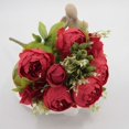 thumbnail image 3 of Flores artificiales rojas Bonito ramo de flores Decoración del hogar (50 cm) TUNC Sencillez, 3 of 3