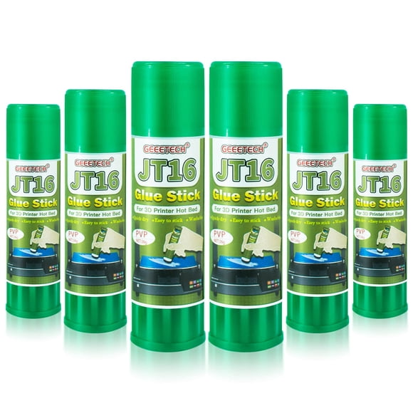 Barras de pegamento para impresoras 3D XZN, 6 piezas, para vidrio, PEI y aluminio