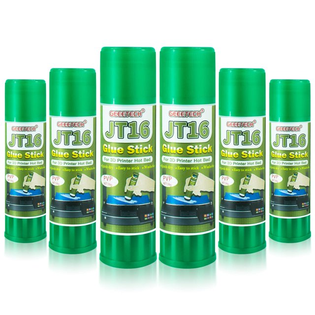 Barras de pegamento para impresoras 3D XZN, 6 piezas, para vidrio, PEI y aluminio