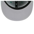 thumbnail image 5 of Men's New Era  Kelly Green Boston Celtics Big 18x Champs 9FIFTY Snapback Hat, 5 of 6