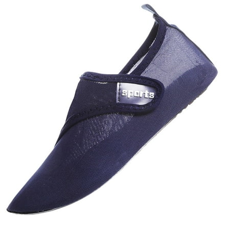 QYZEU Workout Shoes for Women Womens Summer Sandals Women s Wading Shoes Outdoor Transparent Mesh Women s Yoga Shoes River Shoes Bathing Apes Shoes Dark Blue 48