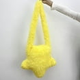 thumbnail image 5 of FNFYFH Women's Fuzzy Star Crossbody Tote Bags Furry Shoulder Bag Cute Purse Handbag, 5 of 6