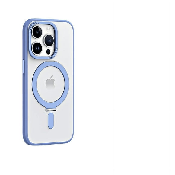 IPhone 14 Pro Max Phone Case Magnetic Support Point Case Magsafe Transparent Frosted Protective Case