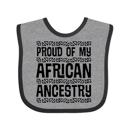 

Inktastic Black History Proud African Ancestry Gift Baby Boy or Baby Girl Bib