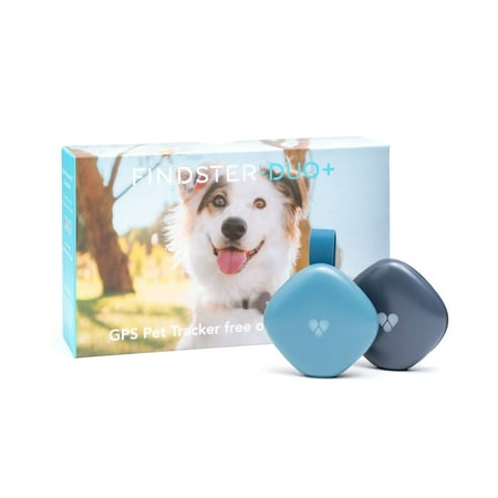 Dog Gps Tracking Findster Duo+ Pet Tracker Free of Monthly Fees - GPS Tracking Collar for Dogs and Cats & Pet Activity Monitor ()