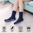 thumbnail image 6 of 5 Pairs/ 6 Pairs Non Slip Socks for Women Winter Warm Cozy Fuzzy Slipper Socks, Soft Fluffy Hospital Socks with Grips, 6 of 6