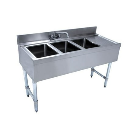Advance Tabco 48 X 21 Free Standing Bar Sink With Faucet