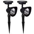 thumbnail image 1 of Lampara De Pared Focos solares Césped al aire libre 4LED Energía Paisaje Jardín Camino Lámparas 2pcs Likrtyny Para estrenar, 1 of 8