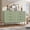 Green, variant on Juiluna 8 Drawer Dresser for Bedroom, Fluted 55 in Wide Modern Chest of Drawers with Deep Drawers, Wooden Dresser Organizer for Living Room, Hallway, Kids Room, Grey