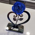 thumbnail image 3 of Frogued Beautiful Heart Shape Desk Statue Decor Romantic Decorative Metal Desk Sculpture Decor for Home, 3 of 13